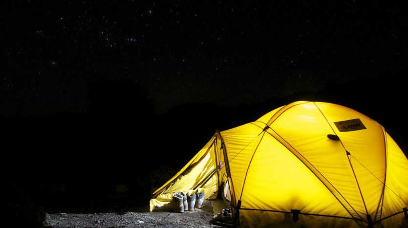 Camping at Sandusky, Ohio